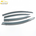Chery E5 2013&ndash;2016 3D roostevabast terasest vihmakaitse ja dekoratiivriba Head buckle + hook + adhesive * 4
