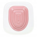 Kassi tualettruumi treeningukomplekt Professionaalne Ohutu Kassi Tualettruumi Treener Urinaali Iste Kassi jaoks soontega roosa