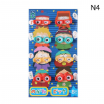 10/8/6 tk/komplekt Bento juurviljan&otilde;ud armsad minid v&auml;ikelapsed lastele puuviljakahvlid hambaorkid lastele toiduvalik Multifilm loomade puuviljakahvlid