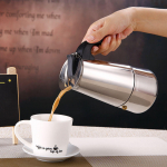 Roostevabast terasest kohvikann 2/4/6/9 tassi Moka espresso kohvimasina perkolaatorikann 100ml