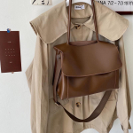 S&uuml;gis 2025 Retro Suure Mahutavusega Crossbody Portfell - Naiste Trendikas Niche Disain Brown