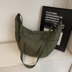 Crossbody Bag For Women Large Capacity Lightweight Dumpling Bag Simple Student Bag Fashion Shoulder Bag For Women roosa