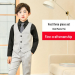 Poiste s&uuml;gis-talvine pidulik &uuml;likond pulmadeks ja &uuml;ritusteks &ndash; laste mantlikomplekt 120cm