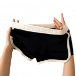 Meeste Bokserite Aluspesu Keskmise k&otilde;rgusega k&otilde;rge elastsusega l&uuml;hikesed p&uuml;ksid Alusp&uuml;ksid Patchwork V&auml;rv U-kumer soonik aluspesu M