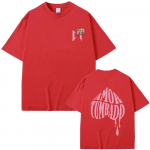 Suvemood Heavyweight Retro Meeste Inglise Kirjad 100% Puuvillane Prinditud &Uuml;markaelus Kvaliteetne Casual Fitness Street T-s&auml;rk S