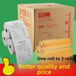 57 mm termiline kviitungi paber kassaaparaatide ja kaasav&otilde;etavate printerite jaoks (57x50 mm) 55*30, 80 rolls/box, coreless