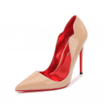 Musta lokkiga &uuml;lemise osaga naiste PU terava ninaga stiletto 12 cm k&otilde;rged kontsad seksikad daamide peokingad klubi tantsukingad naistele pumbad 40