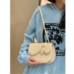 Ni&scaron;idisain kevade ja s&uuml;gise stiil V&auml;rske ja lihtne v&auml;ike armas &uuml;hev&auml;rviline &uuml;he &otilde;la rist kehaga moodne sadulakott