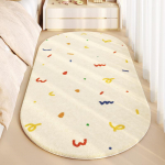 Multikakujuline ka&scaron;miirist &ouml;&ouml;kapi tekk: Libisemiskindel paks p&otilde;randamatt laste tuppa v&otilde;i erkeri ette 60x160cm, non-slip faux cashmere