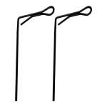 2/3/4/5/6/8/10 tk Tugev metallist tagurpidi viirukipulga hoidik Viirukipulga tugiraam Alust ei kuulu komplekti Tuhap&uuml;&uuml;dja Rauast pulga asendaja 2pcs