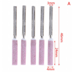 5tk/komplekt Kettsae teritamine lihvimiskiviotsikute t&ouml;&ouml;riistaosade vahetus 3*4.0mm