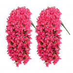2 tk rippuvat kunstlikku bugenviljat (Bougainvillea Speetabilis), UV-kindel, realistlik v&otilde;lslill, pulmapidu, sise- ja v&auml;listingimused, aed, &otilde;ueala, seinale riputatav, kunstlik &otilde;is B