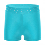 Laste s&auml;delevad elastse v&ouml;&ouml;kohaga l&uuml;hikesed p&uuml;ksid s&auml;ravate strassidega, sportlik riietus treeninguteks ja lavale 11-12 Years