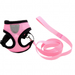 Koerarakmed ja rihmaga, v&otilde;rkkangast reguleeritav pehme hingav lemmikloomavest &otilde;ues treenimiseks ja M roosa