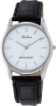 [Citizen Q&Q] K&auml;ekell Analoog Veekindel Nahkrihm QA00-301 Meeste Must gray