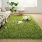 Pl&uuml;&uuml;svaip Magamistuppa Ristk&uuml;likukujuline Armas Pika Karvaga Kohev P&otilde;randamatt Elutuppa Vaip Pehme Mugav Vannitoamatt 120x160cm tumeroheline v&auml;rv