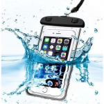 [Compatible Apple iPhone] Sac Waterproof Noir Housse Pochette Lumineux Protection Plastique Imperm&eacute;able Etanche Eau [Phonillico&reg;]