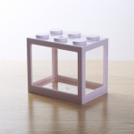 Superposed Mini Akvaarium Fishbowl for Rumble Fish Marimo Spider Marimo(USB-ga koos Mix Color Lightiga) white light usb valge