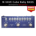 M-VAVE Cube Baby Mitmeefektiline Pedaal | 8 Analoog + Vokaalne Reverb | Kompaktne Kitarr/Bass/Akustiline FX Live/Stuudio/Harjutamiseks