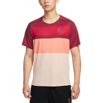 Nike Court Advantage Dri-Fit FW24 Logo Kiiresti Kuivav Hingav V&auml;rviplokk Tennise T-s&auml;rk Meeste Topid Team-Red Washed-Coral White FZ9846-677 XL brown