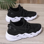 Jooksukingad, Naiste vabaaja pehme tallaga spordijalatsid, Hingavad &uuml;ksikud kingad, Lendavad kootud v&otilde;rkjalatsid, Spordijalatsid 38