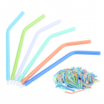 250pcs bag Dental Air Water Spray Nozzles Tips Disposable 3‑Way Triple Syringe Nozzle