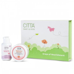CITTA Drops of Nourishment | Gift box | Moisturizing Baby Balm, 50gm - 1 | CITTA Nourishing Baby Massage oil 50ml - 1 Combo