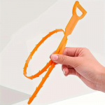 1/2/5/10 TK 52CM Juuste &Auml;ravoolu Ummistuste Eemaldaja, Kanalisatsiooni Juuksep&uuml;&uuml;dja, Torude Puhastust&ouml;&ouml;riist, Juuste Eemaldamise T&ouml;&ouml;riist Kanalisatsiooni, K&ouml;&ouml;gi Valamu, Vannitoa Vanni jaoks 1 PCS oranž