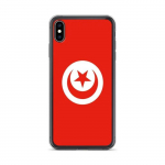 Coque iPhone &ndash; Tuneesia &ndash; XS Max &ndash; Souple &ndash; Mitmev&auml;rviline &ndash; Drapeau Pays