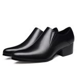 T&auml;navamood Meeste Slip-ons Ehtsast nahast Pruunid vabaaja &auml;rikleit Kingad Pidu Pulmad Meeste jalatsid 6 must