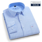 Uus s&auml;rk, k&otilde;rge kvaliteediga 100% puuvillane oxford pikkade varrukatega s&auml;rk meestele, slim fit, ametlik s&auml;rk, pehme, kontori elegants, valged riided 41 gray