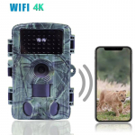 2025 60MP WIFI V&auml;ljas Jahipidamise Rajakaamera PR1600 4K Metsloomakaamera Liikumisanduriga Infrapuna &Ouml;&ouml;n&auml;gemine Veekindel Fotol&otilde;ks Wifi Cam add 64G