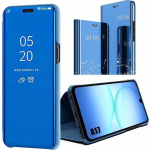 Kaitsekate - BOOLING - Samsung Galaxy A17 4G/5G jaoks - Peegelpinnaga Smart Case P&otilde;rutuskindel Sinine sinine