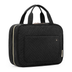 Bagsmart Reisiorganisaator Rippuv Tualett-kott Meeste Vannituba Suur Kaasaskantav Hoiukarp Veekindel Kosmeetikakott Meigi jaoks Naised 28L 8W 19H cm must