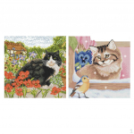 2Pcs Craft Stamped stitch Set 14CT