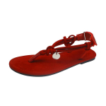Moodne Br&auml;ndi Disain K&ouml;iest T-rihmaga Sandaalid Naistele Retro Kootud Pl&auml;tud Daamide Suveks Metallstantsiga Kaunistus Tasased Vabaaja Slingback Kingad 35 kollane