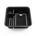 BIXUAN T-kanga konsoolikarp, hoiuriiul, k&auml;etoe kast, organiseerimisalus, kaasas kummist libisemisvastane matt, valge