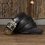 V&ouml;&ouml; Meeste retro trendikas unikaalne ussimustriline sulgede servaga nahast n&ouml;&ouml;pn&otilde;el, esimene kiht veisenahast teksarihm 130cm