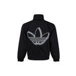 Adidas Originals Trefoil suur logo Retro spordijakk Meeste jakk Must FM1538 L
