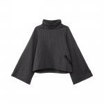 Nike &Uuml;hev&auml;rviline tikitud kilpkaelusega kampsun naiste topid hall DD4605-060 S