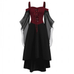 Halloweeni kost&uuml;&uuml;mid, Renessanssikleidid, Keskaegsed Retro Gooti Cosplay kost&uuml;&uuml;mid, Lava XXXXXL