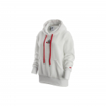 Nike Logotr&uuml;kiga n&ouml;&ouml;riga kapuutsiga pusa naistele valge FD4068-121 L