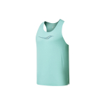 Saucony Logo Kirjadega V&otilde;idus&otilde;idu Jooksus&auml;rk Hingav Niiskust Eemaldav Mugav &Uuml;mmarguse Kaelusega Varrukateta Vest Meeste Topid Pudelisinine SC2230678A-BL03 S