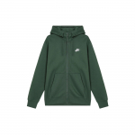 Nike Sportswear Club Fleece Mugav lukuga kapuutsiga jakk Meeste jakid Kuuse-roheline BV2646-323 2XL
