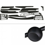 3D s&uuml;sinikkiust mustriga sisekujunduskleebised BMW X5 F15 2008-2018 jaoks