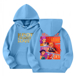 Laste mood Kerge Pikkade varrukatega Taskutega Prindiga Kapuutsiga pusa 160 valge