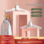 Kompaktne elektriline kaasaskantav kokkupandav riiete kuivatus- ja desodoreerimisrest reisimiseks Drying Rack Without Tube
