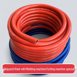 PVC T&ouml;&ouml;stuslik Hapnik-Atset&uuml;leen Kahekordselt &Uuml;hendatud Keevitusvoolik - K&otilde;rgsurve Kahev&auml;rviline Painduv Voolik Keevitamiseks ja L&otilde;ikamiseks Oxygen hose ID 10mm wall 3mm