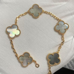 Uus versioon Neljaleheline ristik Viie &otilde;iega k&auml;ev&otilde;ru Naturaalne punane ahhaat Valge p&auml;rlmutter K&auml;ev&otilde;ru Naiste laserk&auml;ev&otilde;ru V Gold