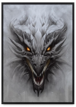 Plakat fantasy smok smoki diablo 21x30 cm